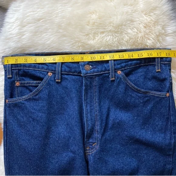 Vintage Levi's 40517-0215 Orange Tab Denim Jeans Mens Size 36x30